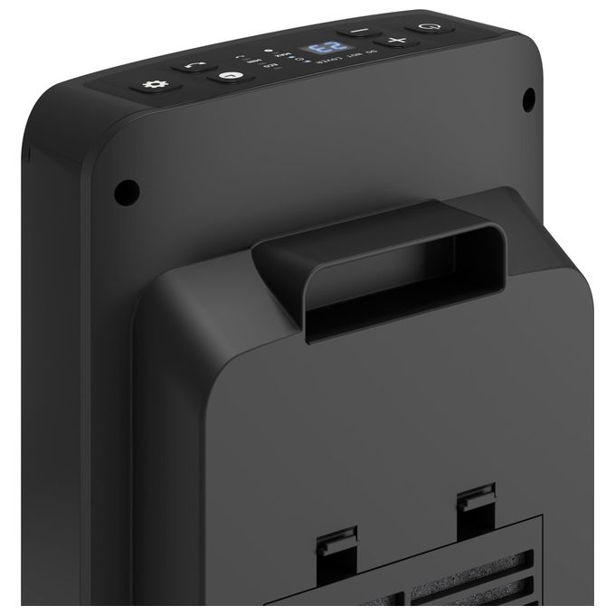 Olimpia Splendid Caldo Trendy T Interno Nero 2000W Riscaldatore Ambiente Elettrico con Ventilatore