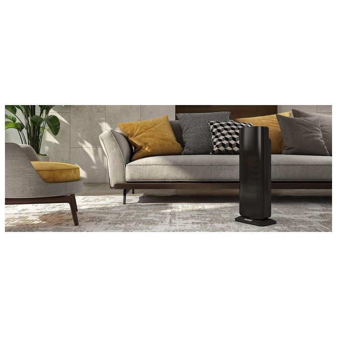 Olimpia Splendid Caldo Trendy T Interno Nero 2000W Riscaldatore Ambiente Elettrico con Ventilatore