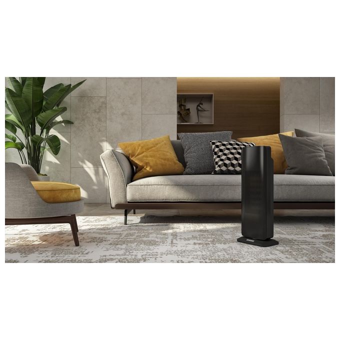 Olimpia Splendid Caldo Trendy T Interno Nero 2000W Riscaldatore Ambiente Elettrico con Ventilatore