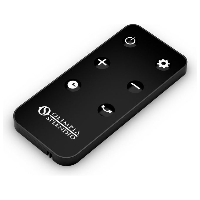 Olimpia Splendid Caldo Trendy T Interno Nero 2000W Riscaldatore Ambiente Elettrico con Ventilatore