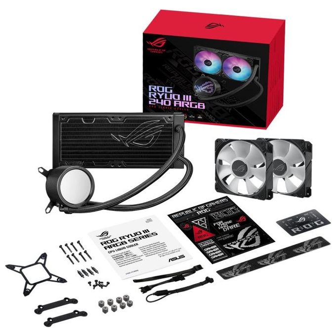 ASUS ROG Ryuo III 240 ARGB Processore Kit di Raffreddamento a Liquido 12cm Nero