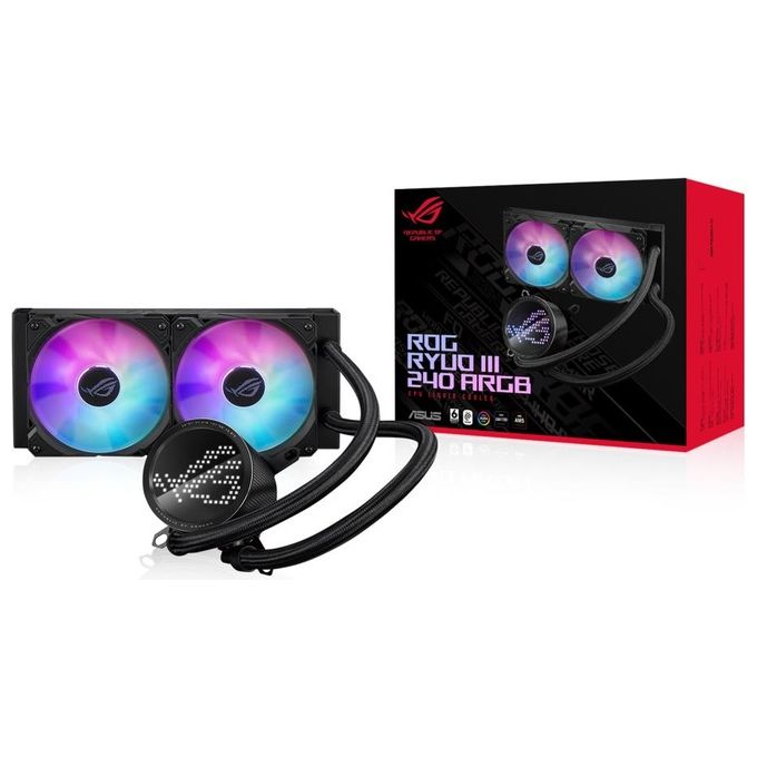 ASUS ROG Ryuo III 240 ARGB Processore Kit di Raffreddamento a Liquido 12cm Nero