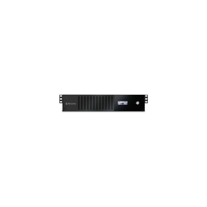 Atlantis A03-HP1201-RC Ups 1200Va-720W Sinewave con Avr-Rack 2U Display Lcd Usb 2 Batterie 12v-7a