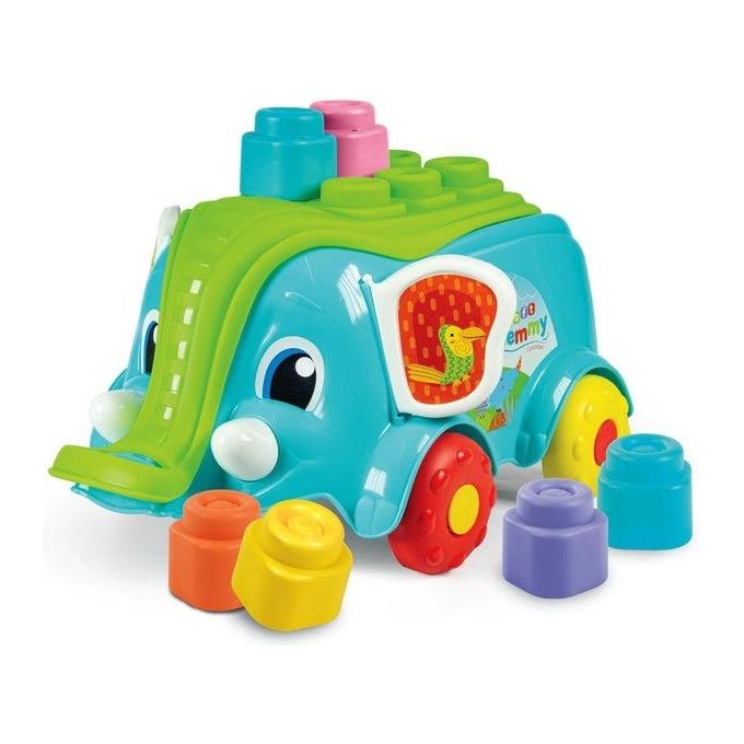 Clementoni Soft Elefantino Clemmy-Carrettino