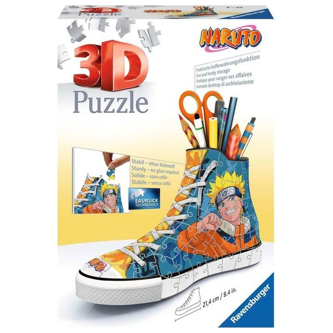 Ravensburger Puzzle 3D 112 Pezzi Sneaker Naruto