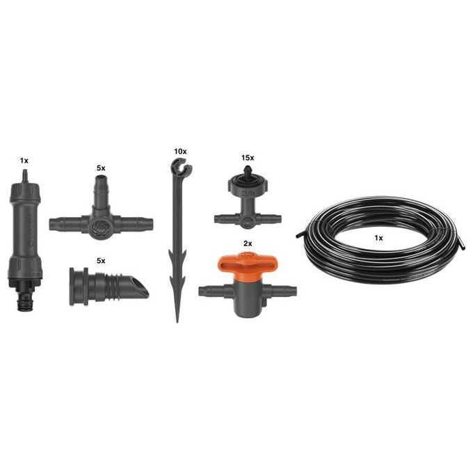 Gardena Micro-Drip-System Set per Irrigazione a Goccia Kit Balcone 15 Piante