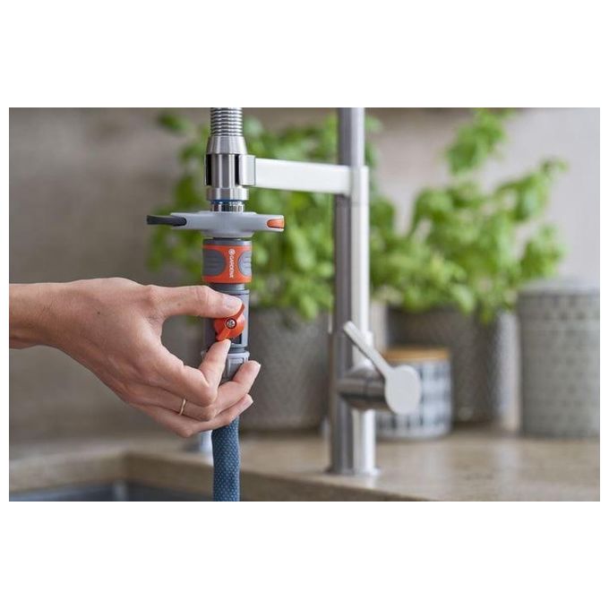 Gardena Tubo in Tessuto Liano Xtreme 1-2 10mt Set  Adattatore