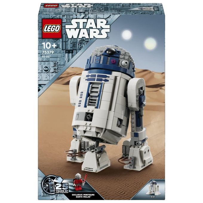 LEGO Star Wars 75379 R2-D2, Modellino da Costruire di Droide con Parti Mobili e Accessori, Giochi Bambini 10+ con Minifigure