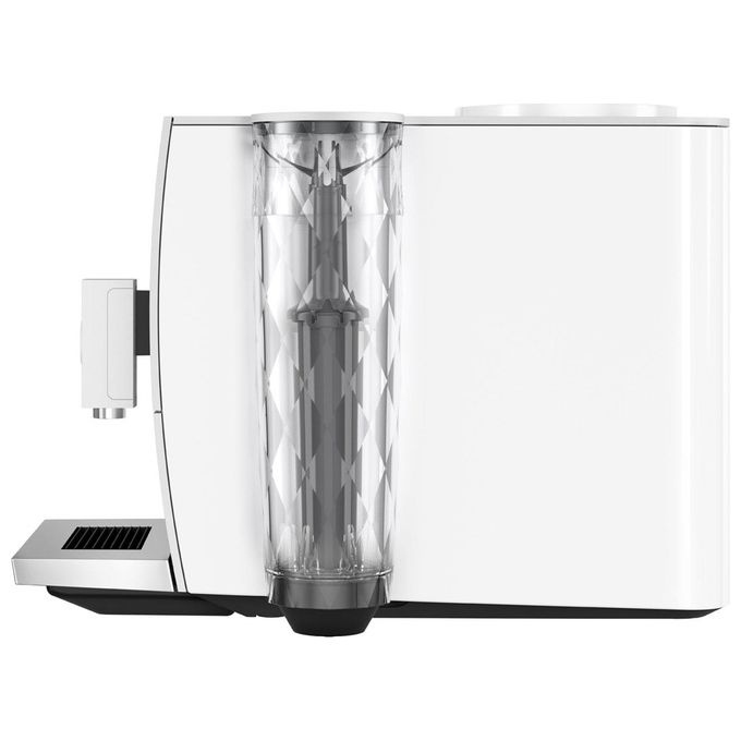 JURA ENA 4 Full Nordic White - Macchina da caffe' automatica, 1,1 L, 15 bar, 1450 W, 4 specialita', macinacaffe' Aroma G3, display a simboli, Bianco