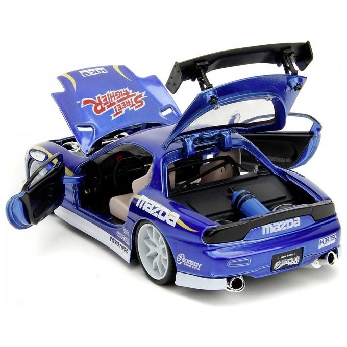 Jada Street Fighter Chun-Li 1:24 Mazda RX7