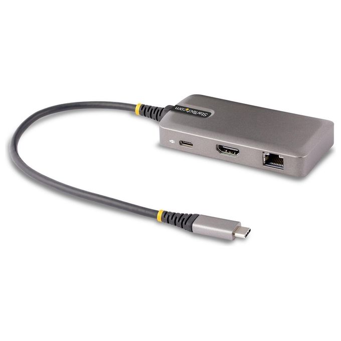 Startech.com Adattatore Multiporta Usb-c Docking Station Usb Type C Hdmi 4k 60hz Hub a 2 Porte Usb 3.0 Pd 100w
