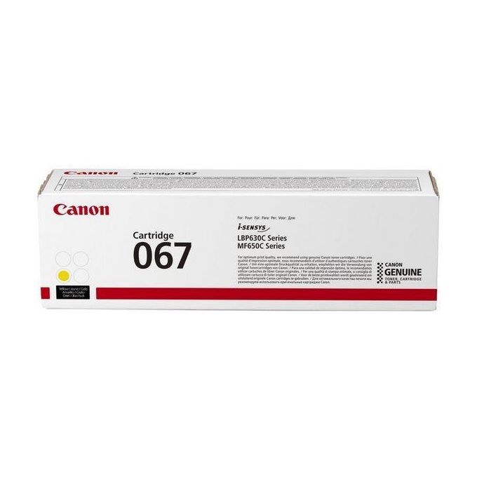 Canon 067 Toner 1 Pezzo Originale Giallo