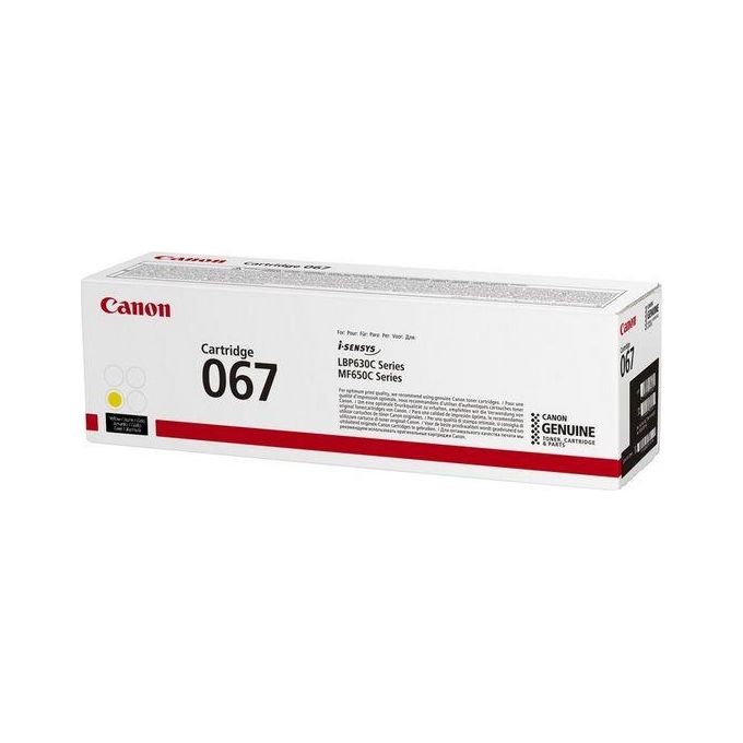 Canon 067 Toner 1 Pezzo Originale Giallo