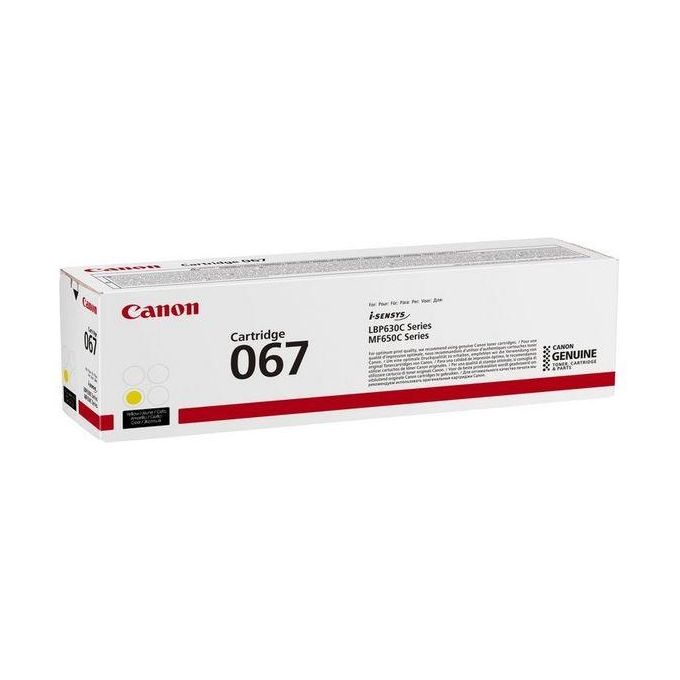 Canon 067 Toner 1 Pezzo Originale Giallo