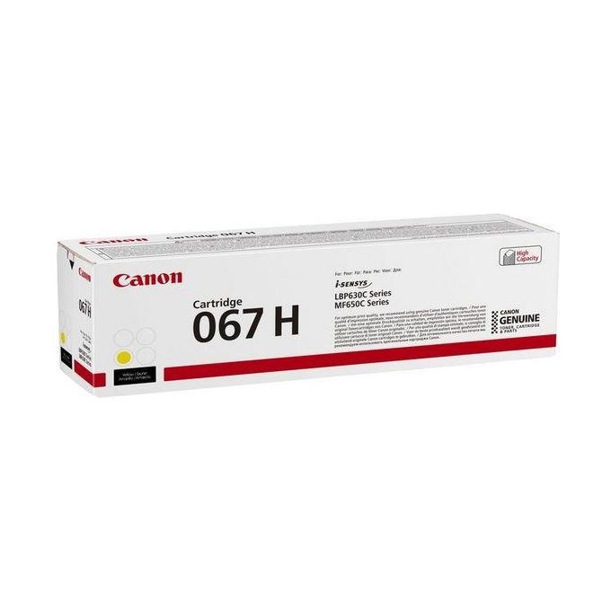 Canon 067h Toner Originale Giallo