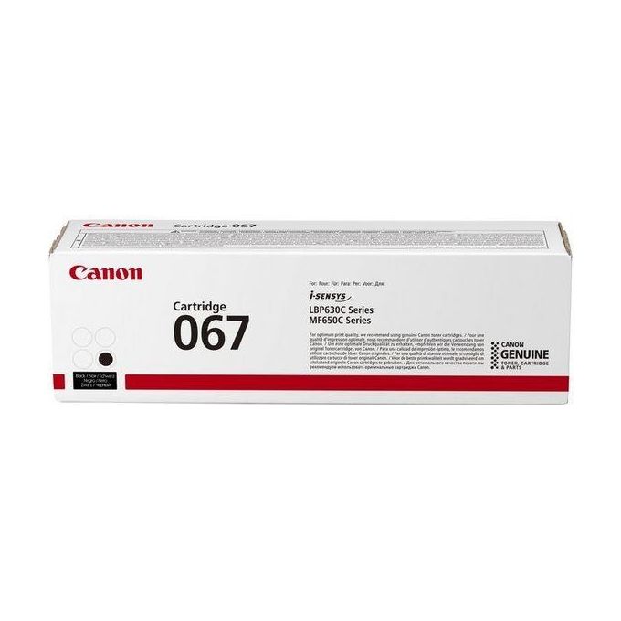 Canon 067 Cartuccia Toner 1 Pezzo Originale Nero