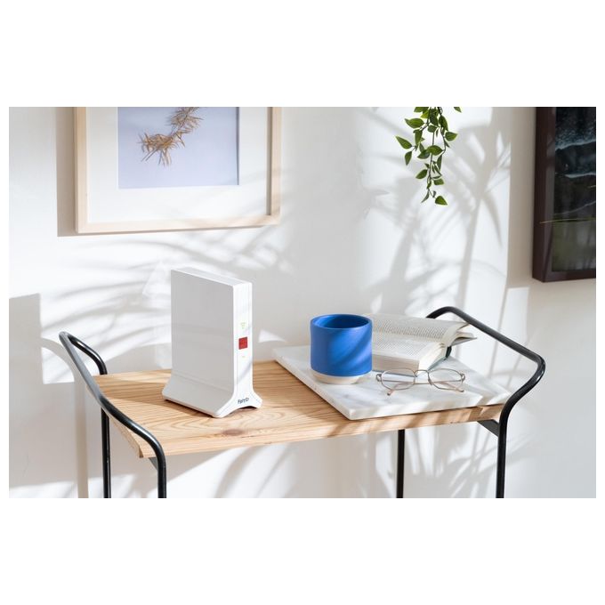 Fritz! Ripetitore 3000 Ax Edition International, Ripetitore Wi-Fi 6 Extender Triband Veloce Fino A 4.200 Mbit, S, Mesh, Access Point, 2X Gigabit Lan, Interfaccia In Italiano 20002991, Bianco