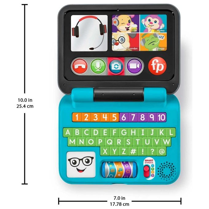 Fisher Price Prime Attivita' Ridi e Impara Il Mio Primo Laptop