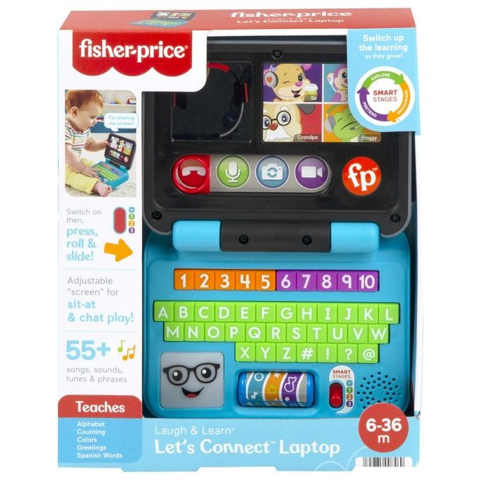 Fisher Price Prime Attivita' Ridi e Impara Il Mio Primo Laptop