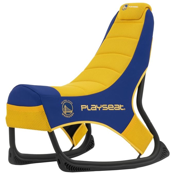 Playseat Champ Sedia Gaming NBA Golden State Warriors Giallo e Blu