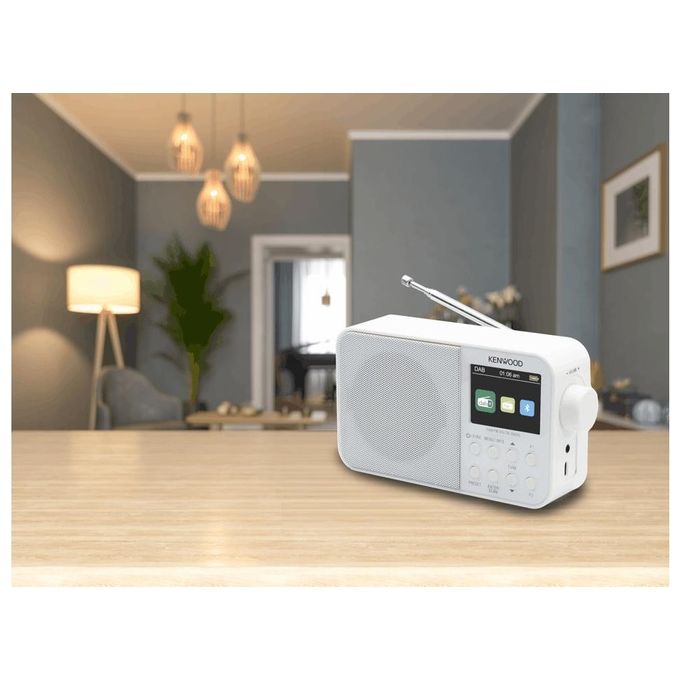Kenwood CR M30DAB Radio Portatile Bianco