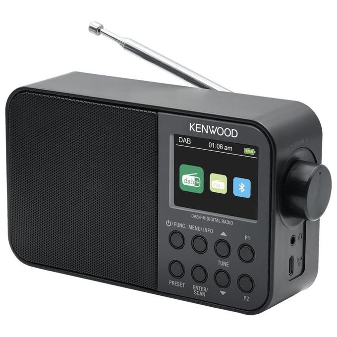 Kenwood CR M30DAB Radio Portatile Nero