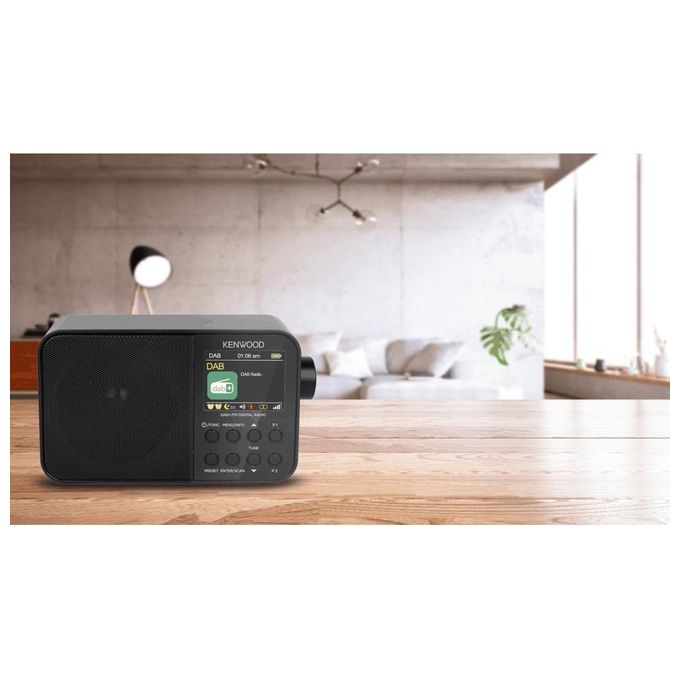 Kenwood CR M30DAB Radio Portatile Nero