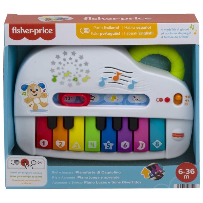 Fisher Price Prime Attivita' Ridi e Impara Pianoforte di Cagnolino
