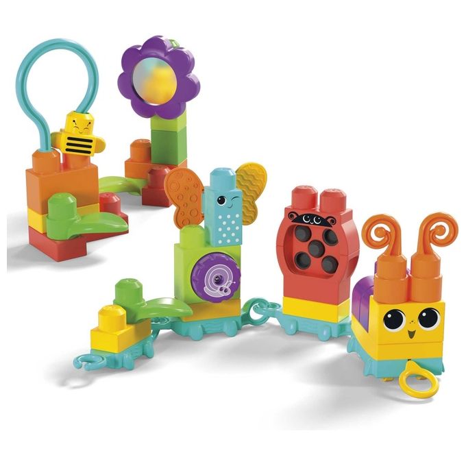 Mattel Mega Bloks Bruco Muovi e Suona