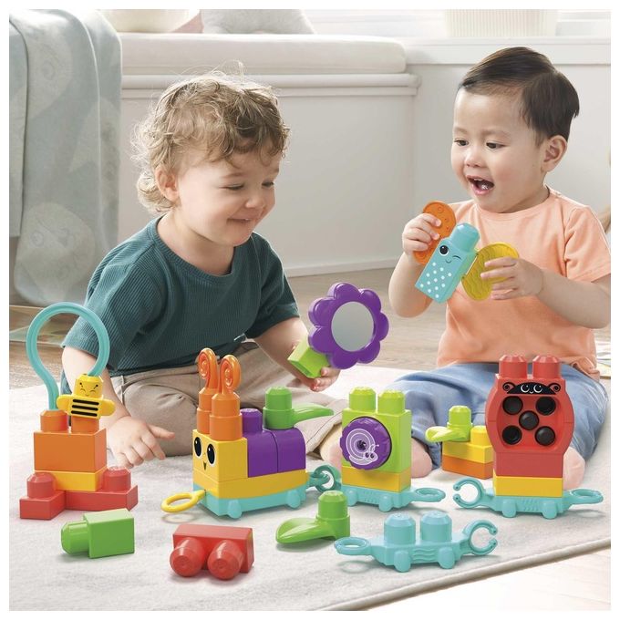 Mattel Mega Bloks Bruco Muovi e Suona
