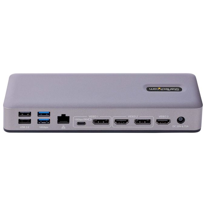 Startech.com Docking Station Usb-C Dock Usb Tipo C Multi Monitor Certificato Works With Chomebook