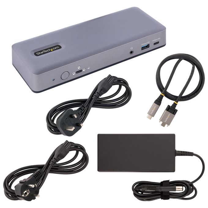 Startech.com Docking Station Usb-C Dock Usb Tipo C Multi Monitor Certificato Works With Chomebook