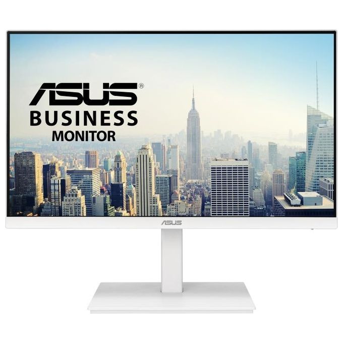 ASUS VA24EQSB-W Monitor Business 24'', Full HD, IPS, 75 Hz, Tecnologia Adaptative-Sync a Basse Luci Blu Anti-Sfarfallio, Design Ergonomico Senza Cornice, Montabile a Parete, Bianco