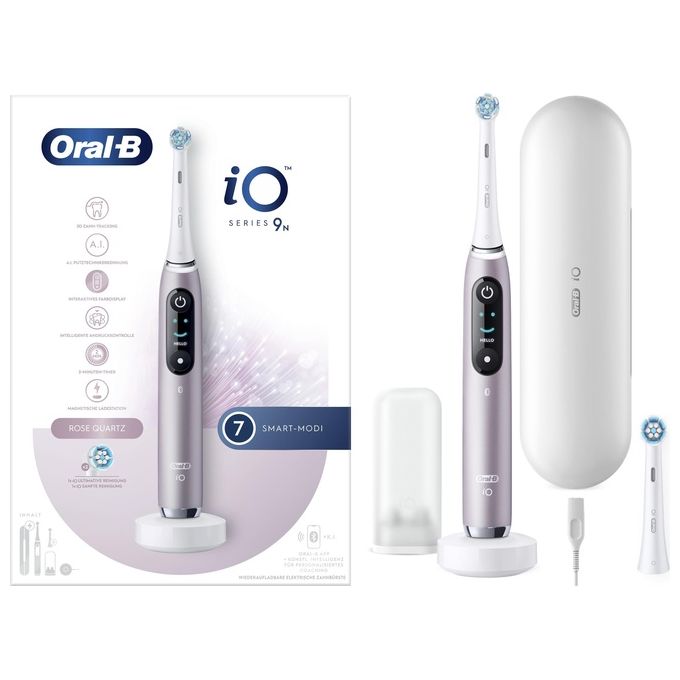Braun Oral-B iO Spazzolino Elettrico Series 9N Rose Quartz JAS22