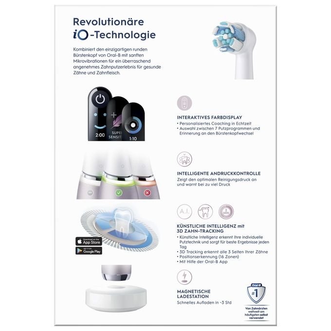 Braun Oral-B iO Spazzolino Elettrico Series 9N Rose Quartz JAS22