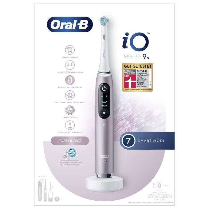 Braun Oral-B iO Spazzolino Elettrico Series 9N Rose Quartz JAS22