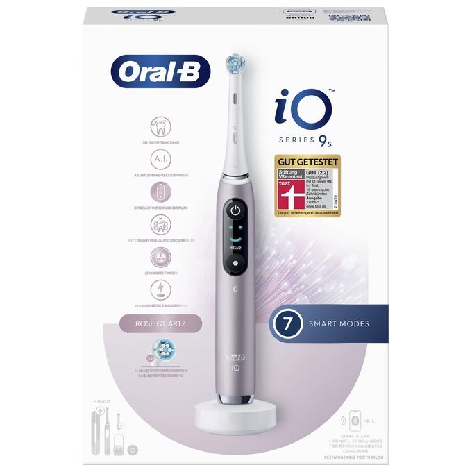 Braun Oral-B iO Spazzolino Elettrico Series 9N Rose Quartz JAS22