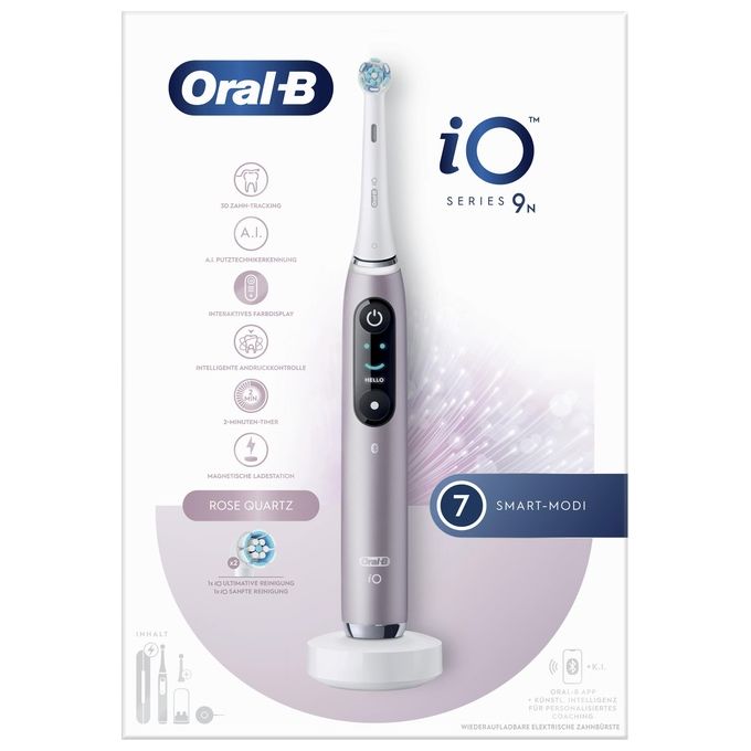 Braun Oral-B iO Spazzolino Elettrico Series 9N Rose Quartz JAS22