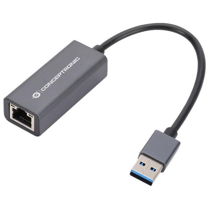 Conceptronic Adattatore di rete usb Gigabit 3.0 Conceptronic Funzione Wake-on-lan Integrata, Supporta Nintendo Switch