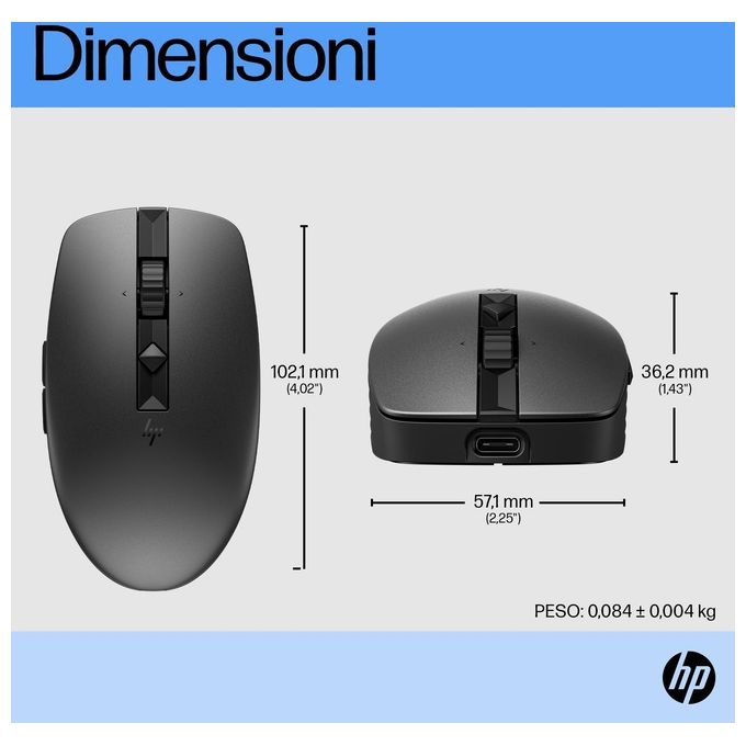 HP 710 Rechargeable Silent Mouse
