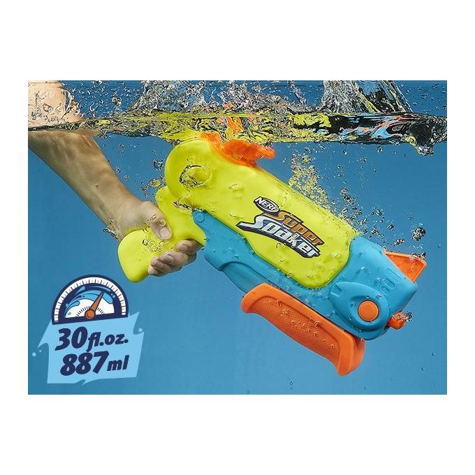 Hasbro Pistola ad Acqua Nerf Super Soaker Wave Spray 887 ml