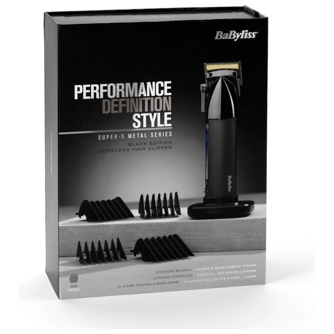 Babyliss Taglia Capelli Super X Metal Black