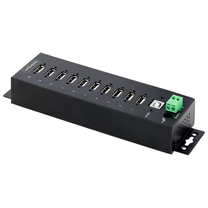 Startech.com Hub Usb 2.0 A 10 Porte Hub di Ricarica Robusto con Protezione Esd Livello 4