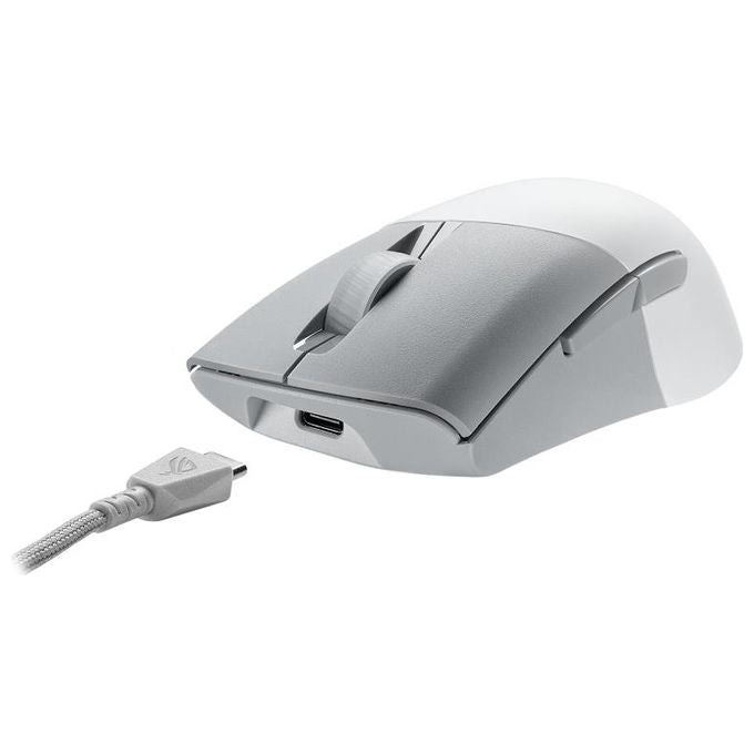 ASUS ROG Keris Wireless AimPoint Mouse Mano destra RF Wireless  Bluetooth  USB Type-C Ottico 36000 DPI