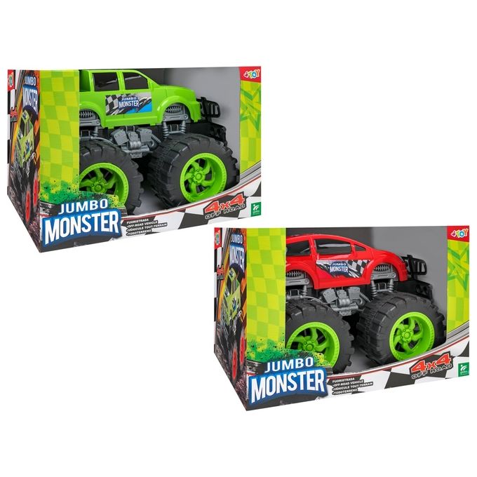 Globo Auto Modello Wtoy Fuoristrada Big Foot con Frizione