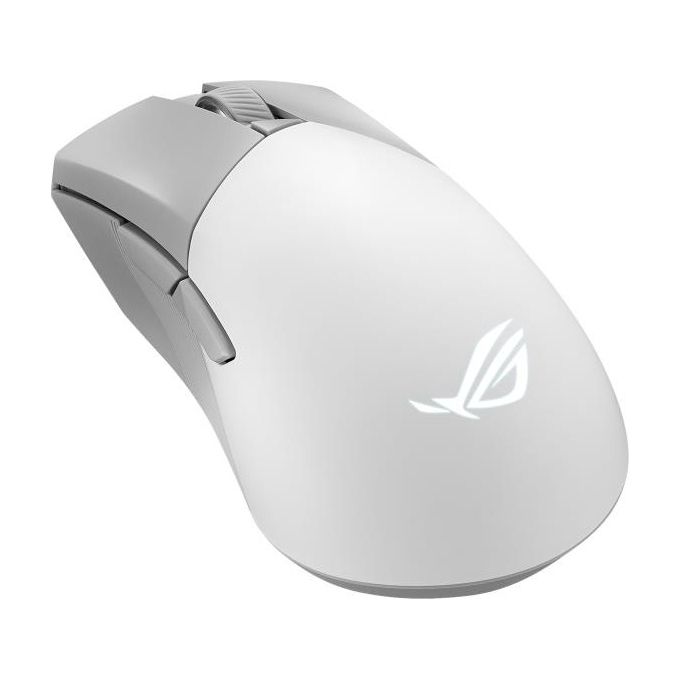 ASUS ROG Gladius III Wireless Aimpoint White Mouse Mano destra RF Wireless  Bluetooth  USB Type-A Ottico 36000 DPI