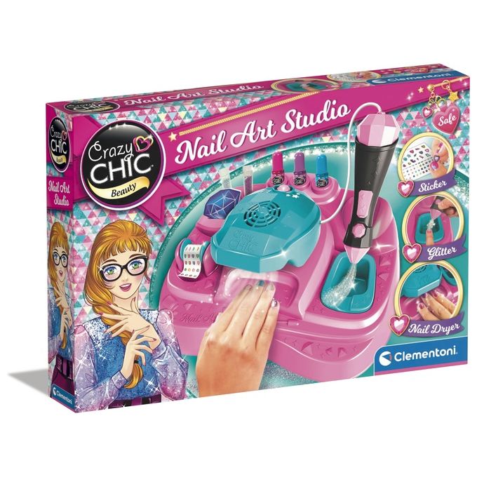 Clementoni Trucchi Giocattolo Crazy Chic Nail Art Studio