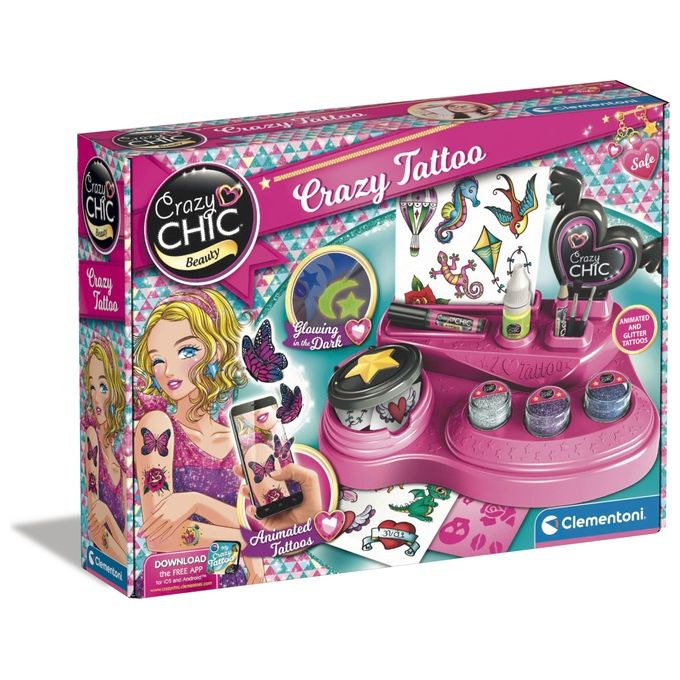 Clementoni Gioco Creativo Crazy Chic Crazy Tatoo