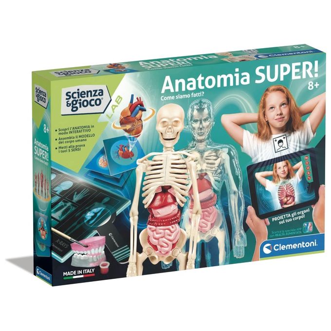 Clementoni Gioco Educativo Scienza e Gioco Anatomia Super