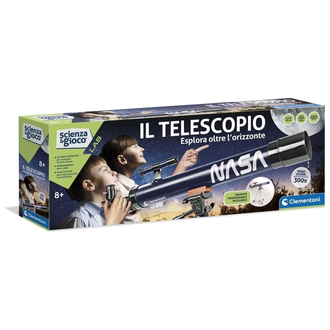 Clementoni Gioco Educativo Scienza e Gioco Telescopio NASA